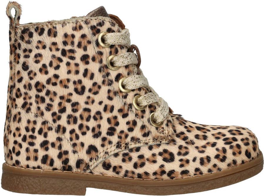 Ikke IK-KE Veterboot Meisjes Beige Multi