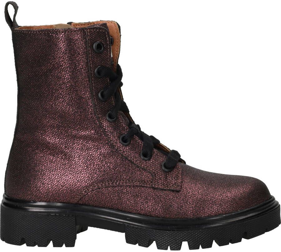 Ikke IK-KE Veterboots Meisjes Paars