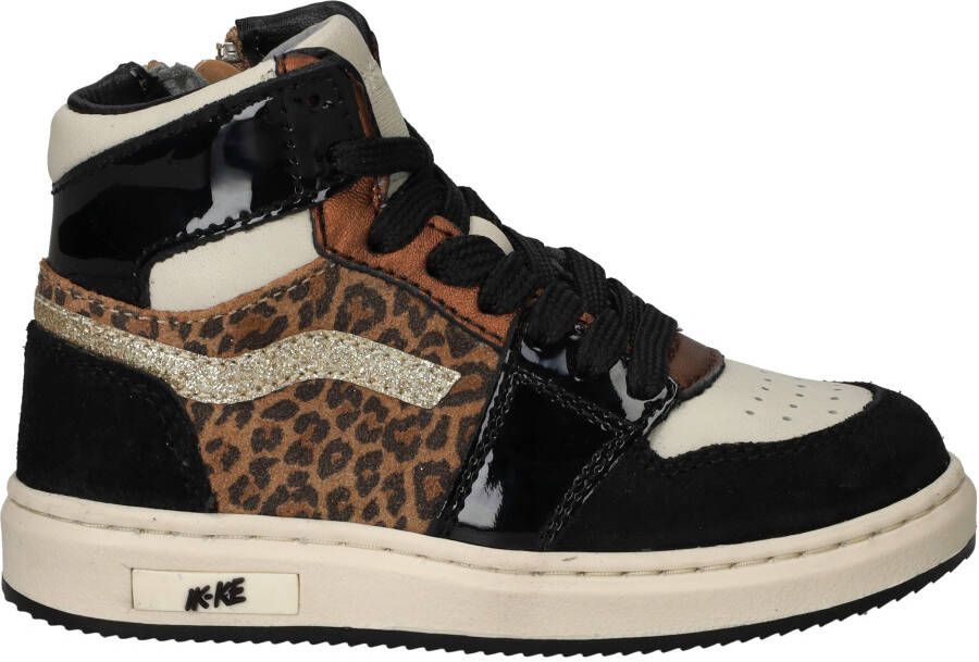 Ikke IK-KE Veterschoenen Meisjes Zwart