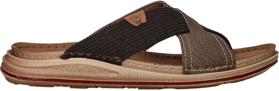 Inblue Inblu Slippers Heren Bruin