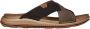 InBlue Inblu Slippers Heren Bruin - Thumbnail 2