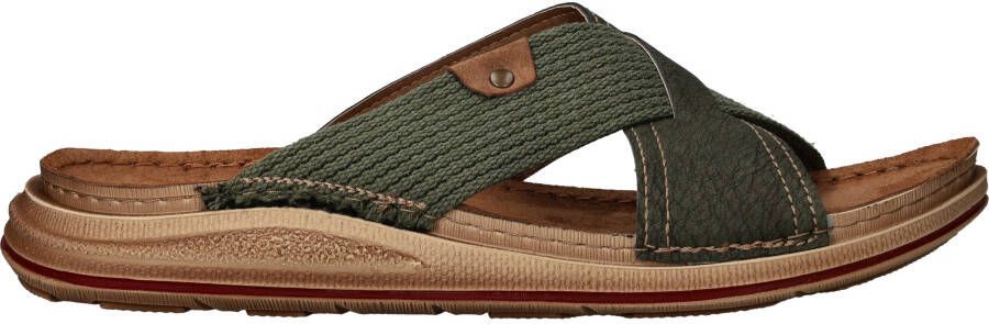 Inblue Inblu Slippers Heren Groen