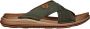 InBlue Inblu Slippers Heren Groen - Thumbnail 2