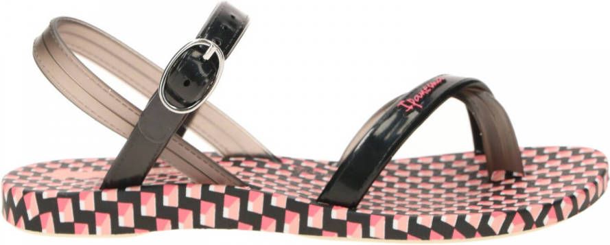 Waardig bloed zeewier Ipanema Fashion Sandal sandalen met bloemenprint roze zwart - Schoenen.nl