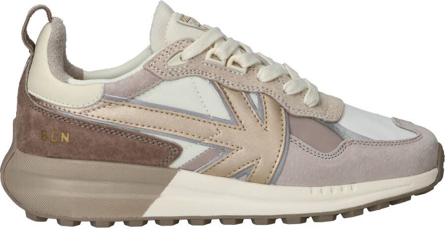 Kaotiko DETROIT GOLD WHITE-GOLD Lage sneakersDames sneakers Wit beige - Foto 4