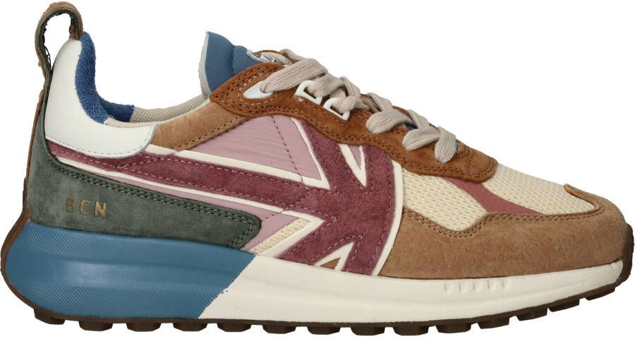 Kaotiko Detroit Wood Multicolor Sneakers Vrouwen