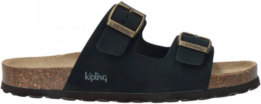 Kipling Slipper Jongens Zwart