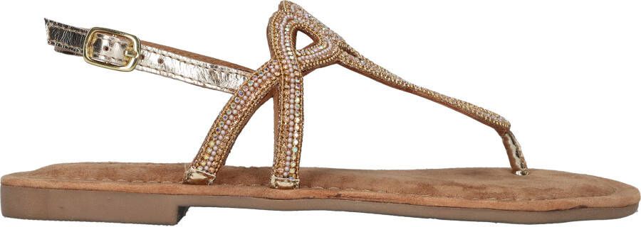 Lazamani Sandalen Dames Goud