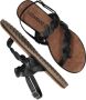 Lazamani Nilda Dames Sandalen Leer Black - Thumbnail 4