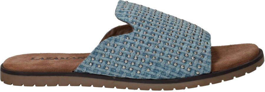 Lazamani Slippers Dames Blauw