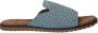Lazamani Slippers Dames Blauw - Thumbnail 2