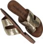 Lazamani Slippers Dames Goud - Thumbnail 2