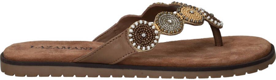 Lazamani Slippers Heren Beige