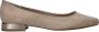 Marco tozzi Stijlvolle beige ballerina met metallic detail Beige - Thumbnail 3