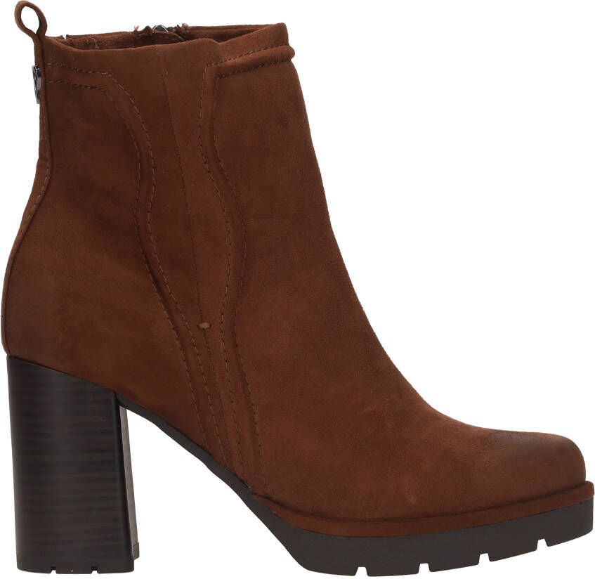 Marco Tozzi Enkellaarsjes Hak Enkellaarsjes Hak cognac - Foto 4