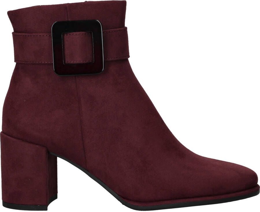 Marco Tozzi Laarsjes blokhak enkellaarsjes met modieuze siergesp