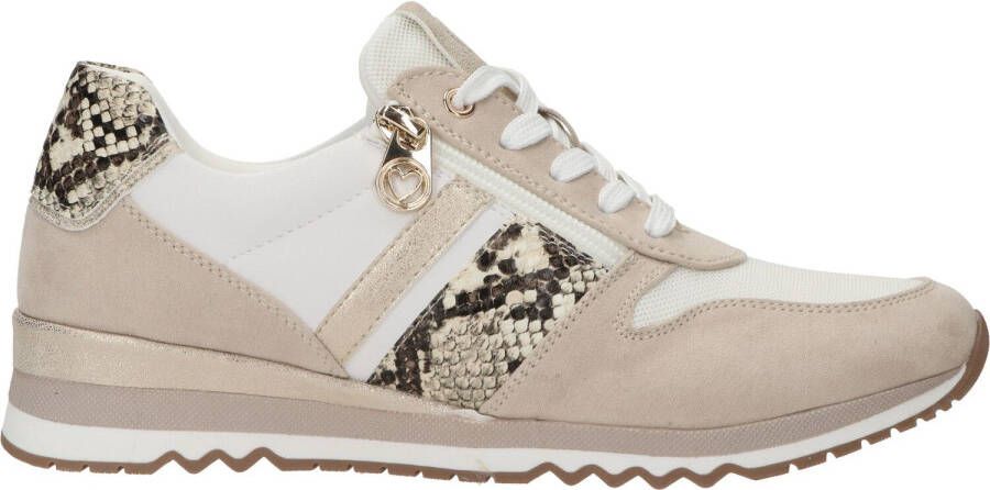 Marco tozzi Sneaker Dames Wit Beige