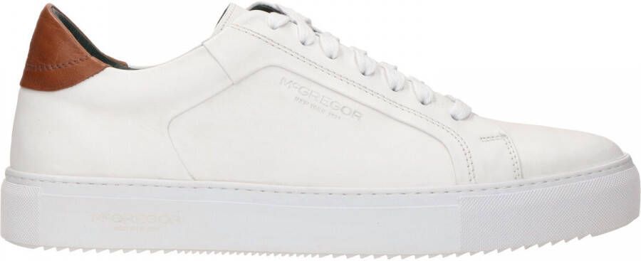 McGregor Heren Sneakers Wit Lage Sneakers Leer Veters - Foto 5