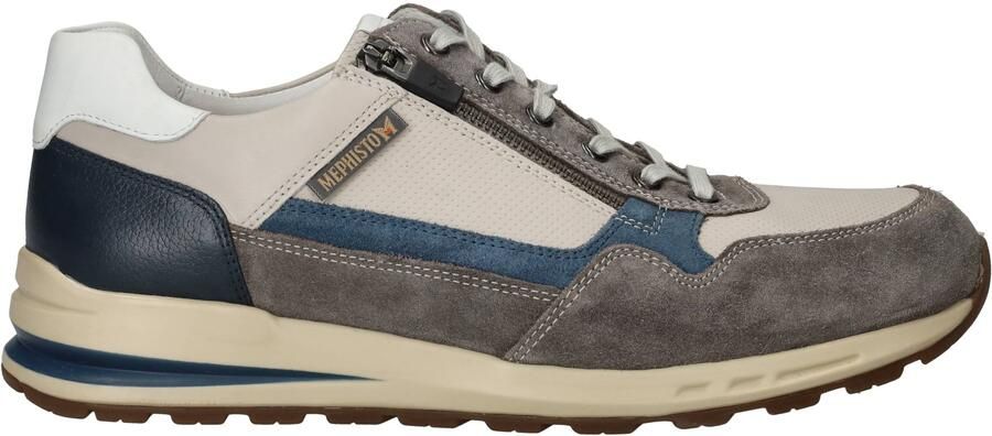 Mephisto Sneaker Bradley Grey Blauw Offwhite Combi - Foto 5