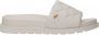 Mexx Off White Leren Look Slipper Jael White Dames - Thumbnail 4
