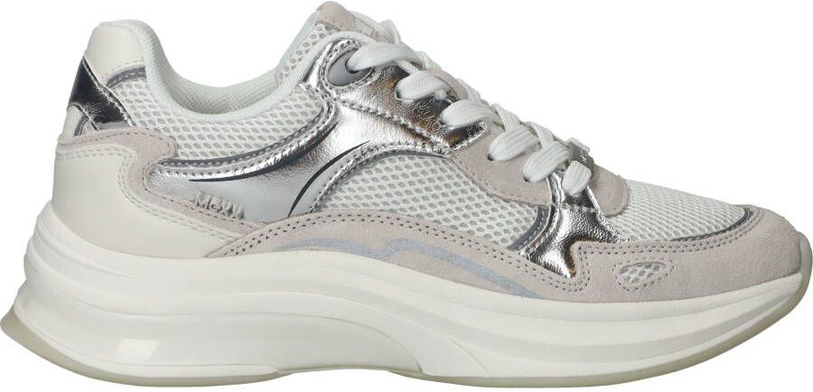 Mexx Racoon Phoeby Sneakers Laag Zilverkleur - Foto 3