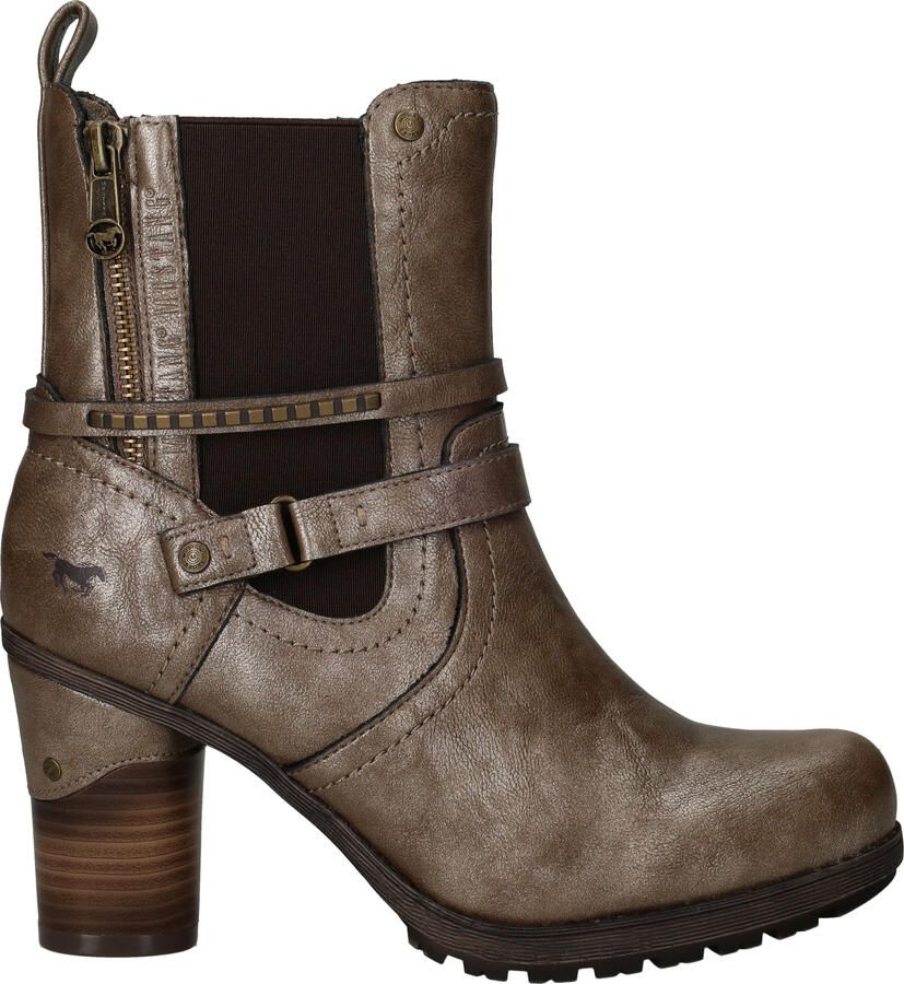 Mustang Enkellaarsjes Dames Goud