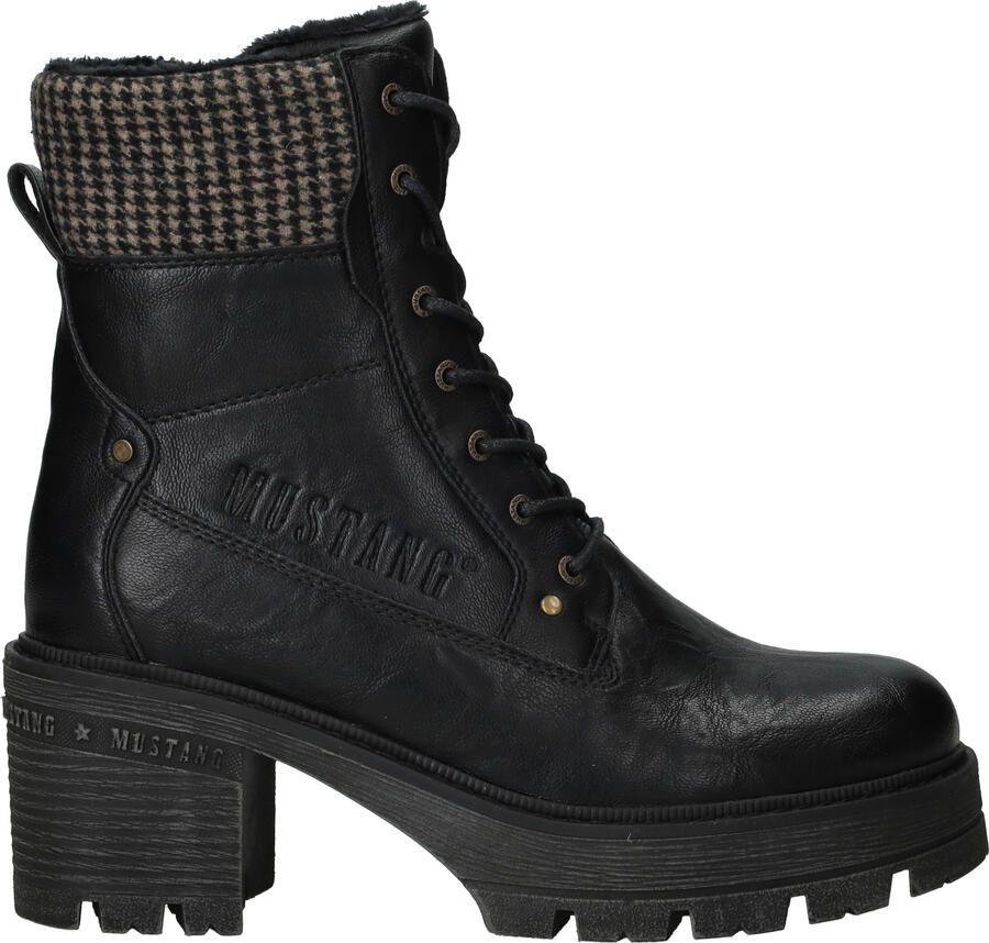 Mustang Veterboots Dames Zwart