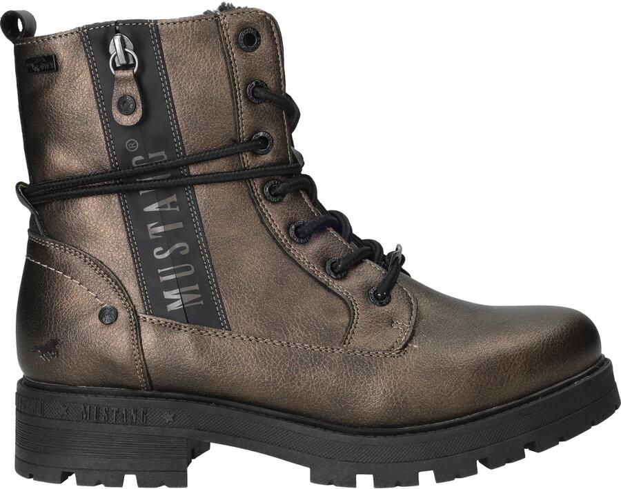 Mustang Veterschoenen Hoog Veterschoenen Hoog goudkleur - Foto 7