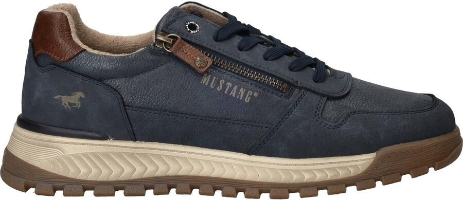 Mustang Veterschoenen Heren Blauw