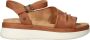 Mustang Stijlvolle Cognac Sandaal met Robuuste Zool Brown - Thumbnail 3