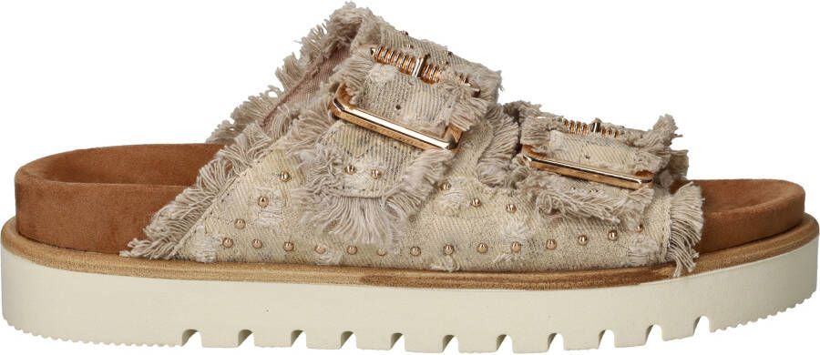 Mustang Slippers Beige