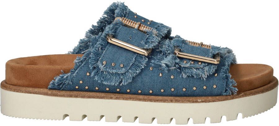 Mustang Slippers Dames Blauw