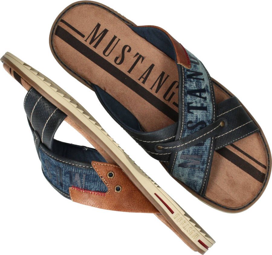 Mustang Slippers Blauw