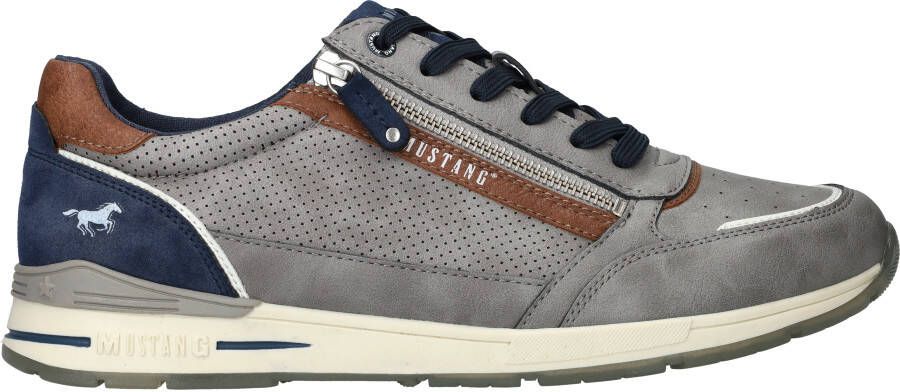 Mustang Shoes Sneakers met buitenrits vrijetijdsschoen lage schoen veterschoen - Foto 5