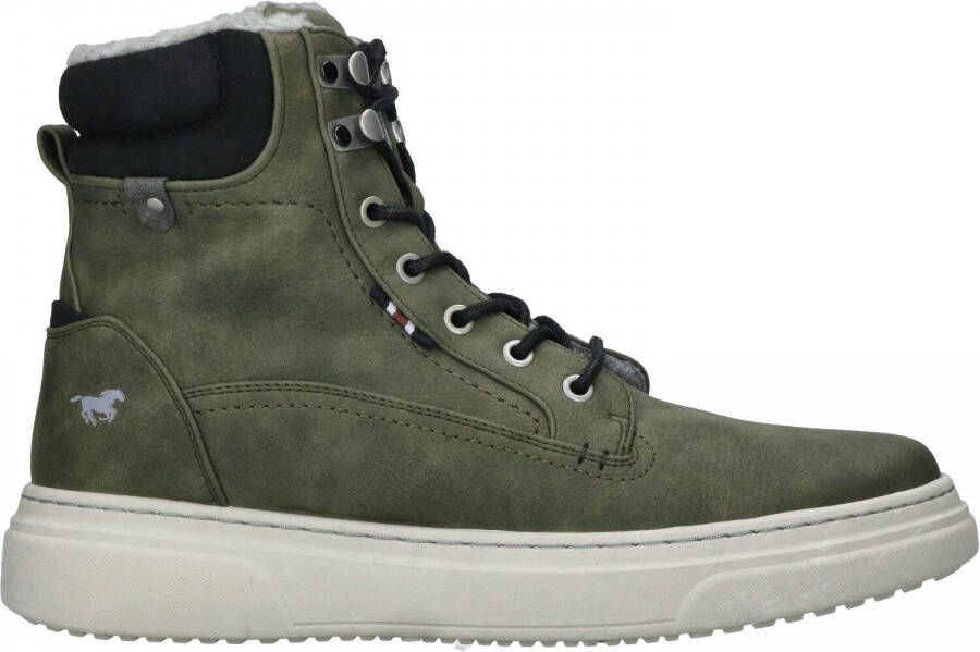 Mustang Veterschoenen Hoog Veterschoenen Hoog groen - Foto 7