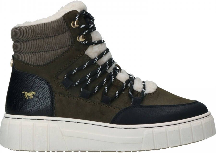 Mustang Veterschoenen Hoog Veterschoenen Hoog groen - Foto 6
