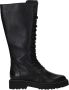 Palpa Stijlvolle zwarte leren veterschoenen Black - Thumbnail 3