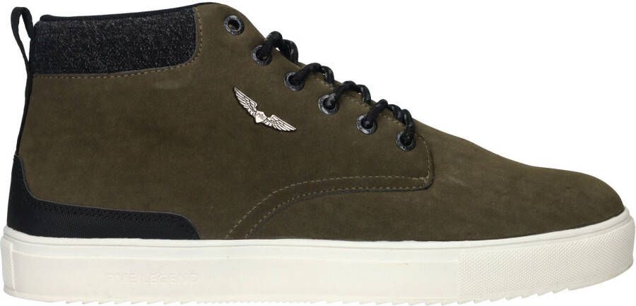 PME Legend Sportieve Khaki Vegan Veterschoenen Green Heren - Foto 4