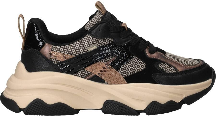 POSH by Poelman Sneakers Heren Zwart