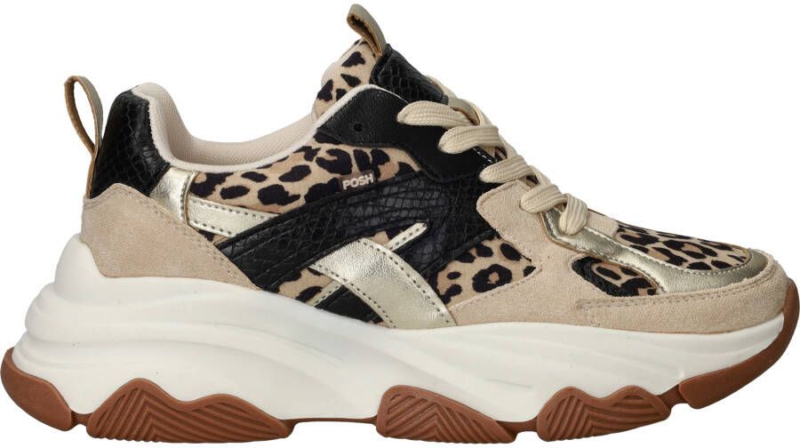 POSH by Poelman Sneakers Dames Beige