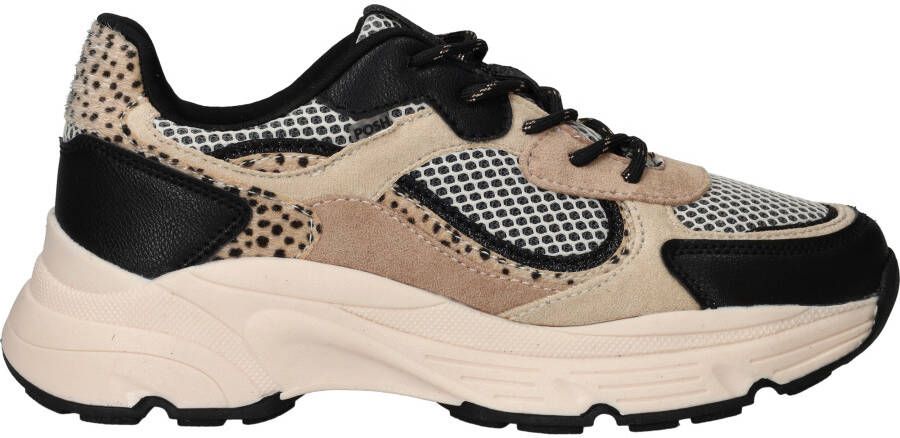 POSH by Poelman Sneakers Dames Beige