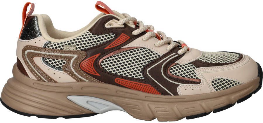 POSH by Poelman Sneakers Dames Beige