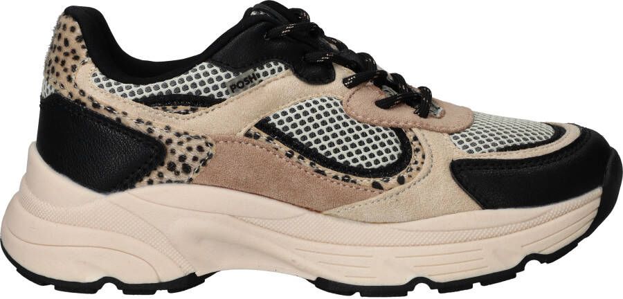 POSH by Poelman Sneakers Heren Beige
