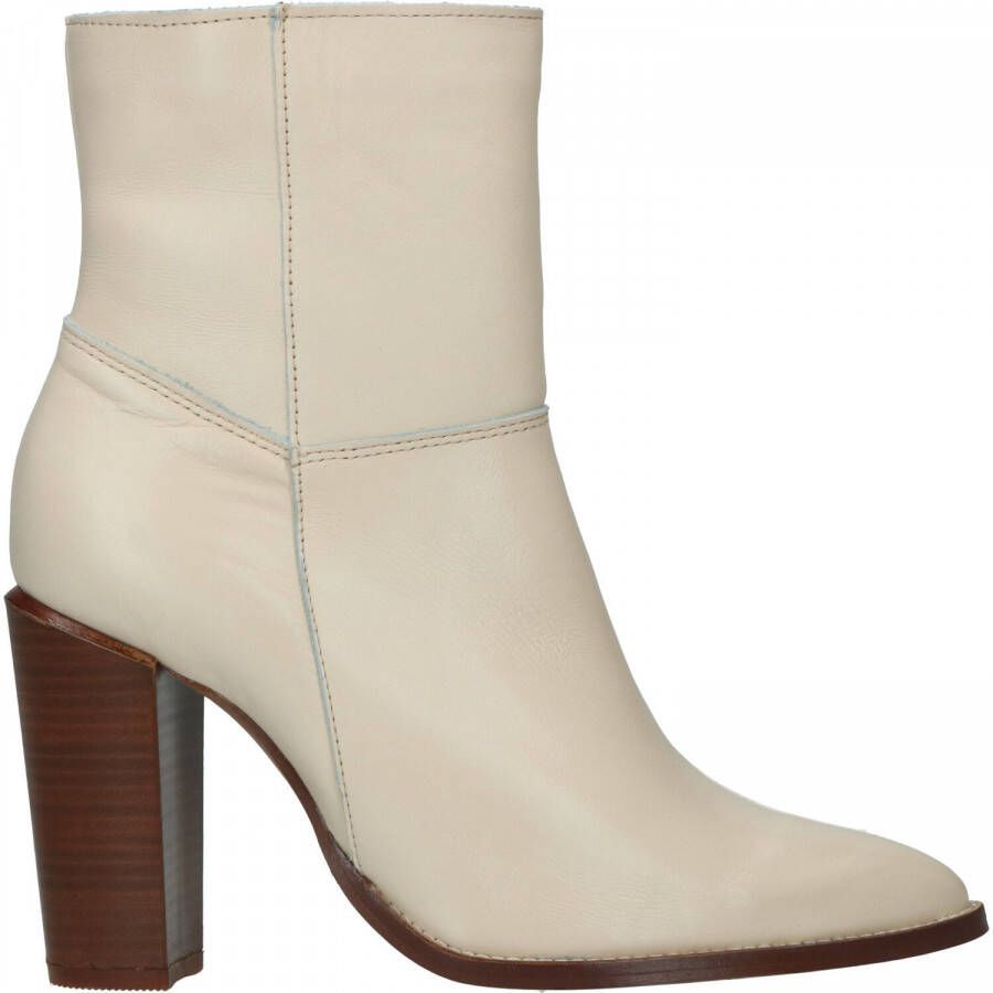 PS Poelman MADE Dames Laarzen met hak Gebroken Wit - Foto 2