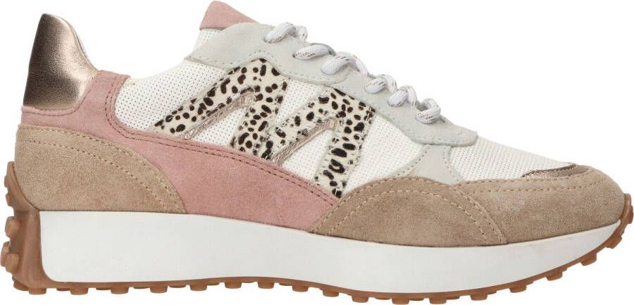 Ps poelman Sneaker Dames Wit Beige Roze