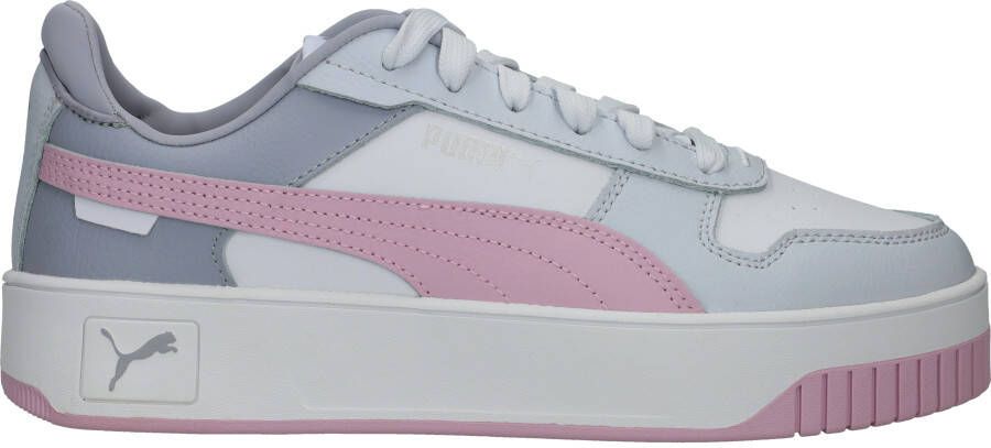 PUMA Carina Street Dames Sneakers White-Grape Mist- Silver - Foto 4