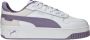 PUMA Carina Street Jr Meisjes Sneakers White-Pale Plum- Silver - Thumbnail 2