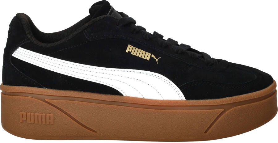 Puma Club II Era Suede Sneakers Dames Zwart
