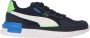 Puma Graviton sneakers donkerblauw wit groen Jongens Meisjes Mesh 31 - Thumbnail 3