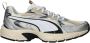 PUMA Milenio Tech Unisex Sneakers Warm White- Silver - Thumbnail 4